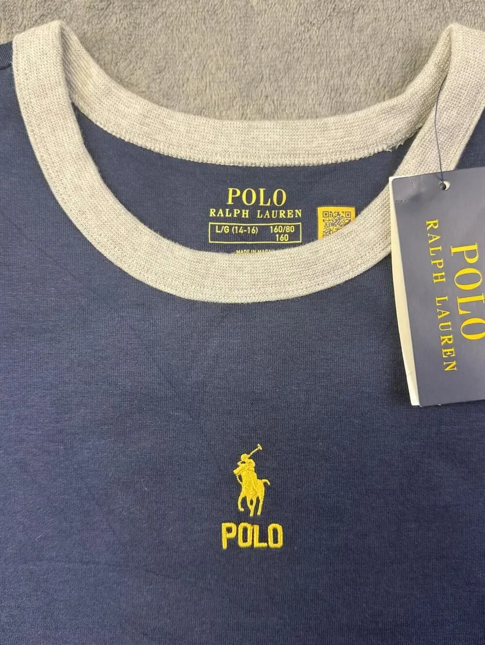 Polo Ralph Lauren Boy's Cotton Multicolor Fleeces Sweatshirt